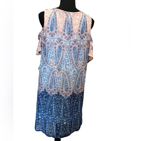 Love Reign Chiffon Drop Sleeve Shift Dress (L) - Picture 3 of 10